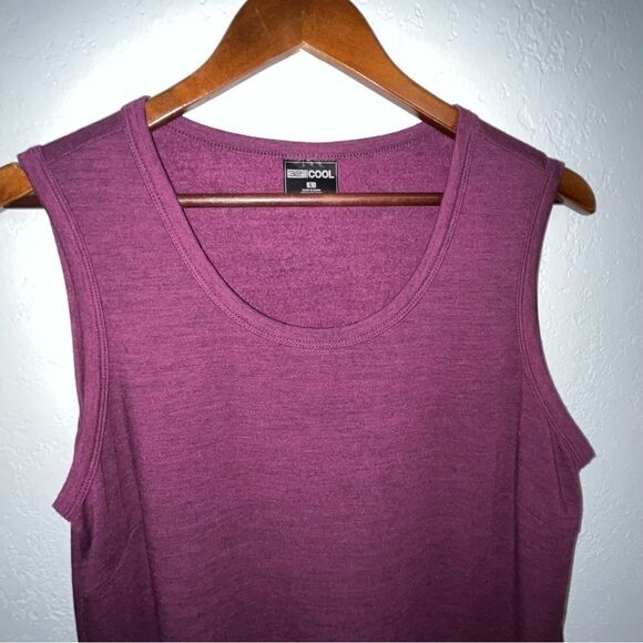 Women's 32 Degrees Berry Sleeveless Tank Dress - Picture 3 of 6